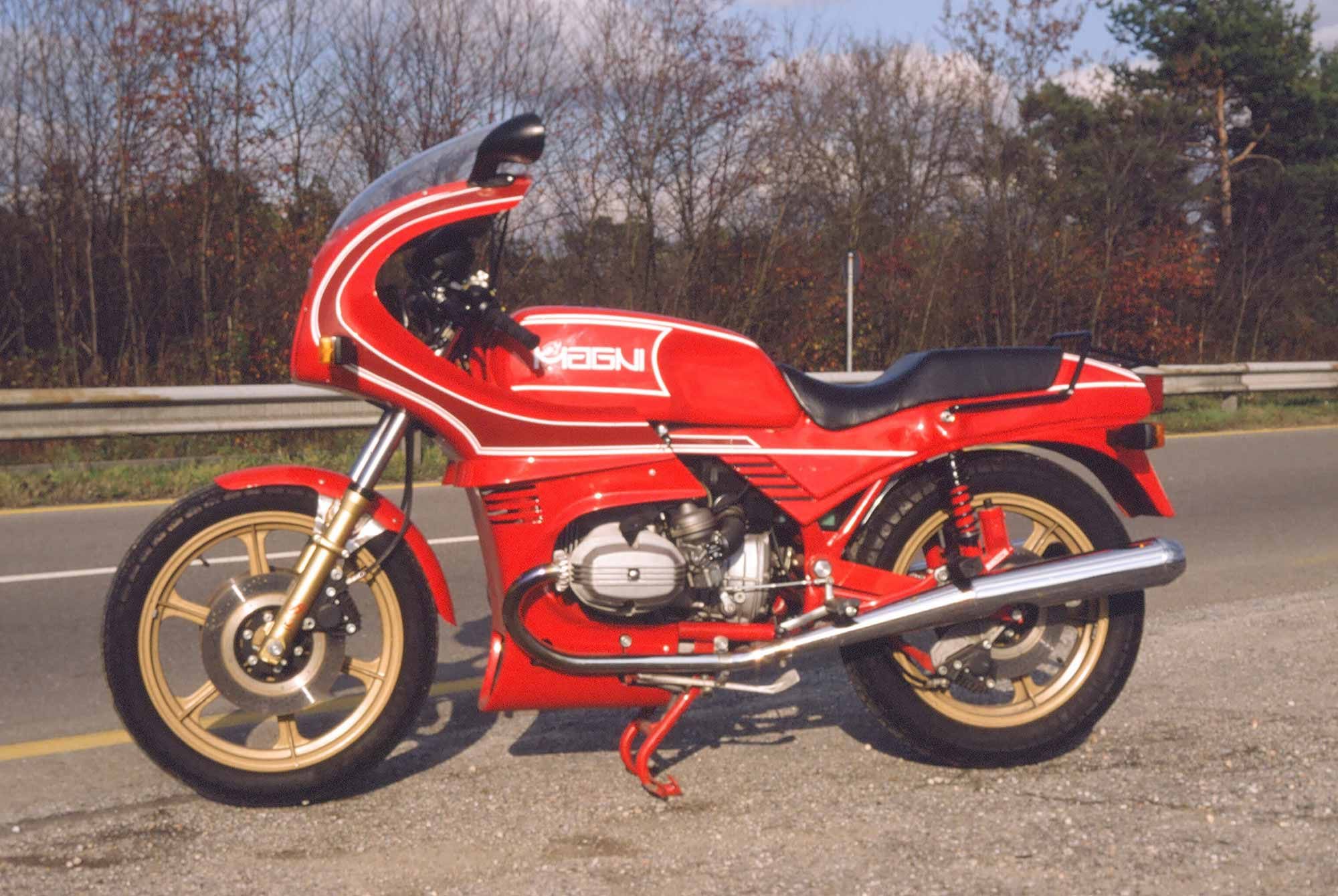A very rare BMW-powered Magni special, using a 1,000cc boxer twin.