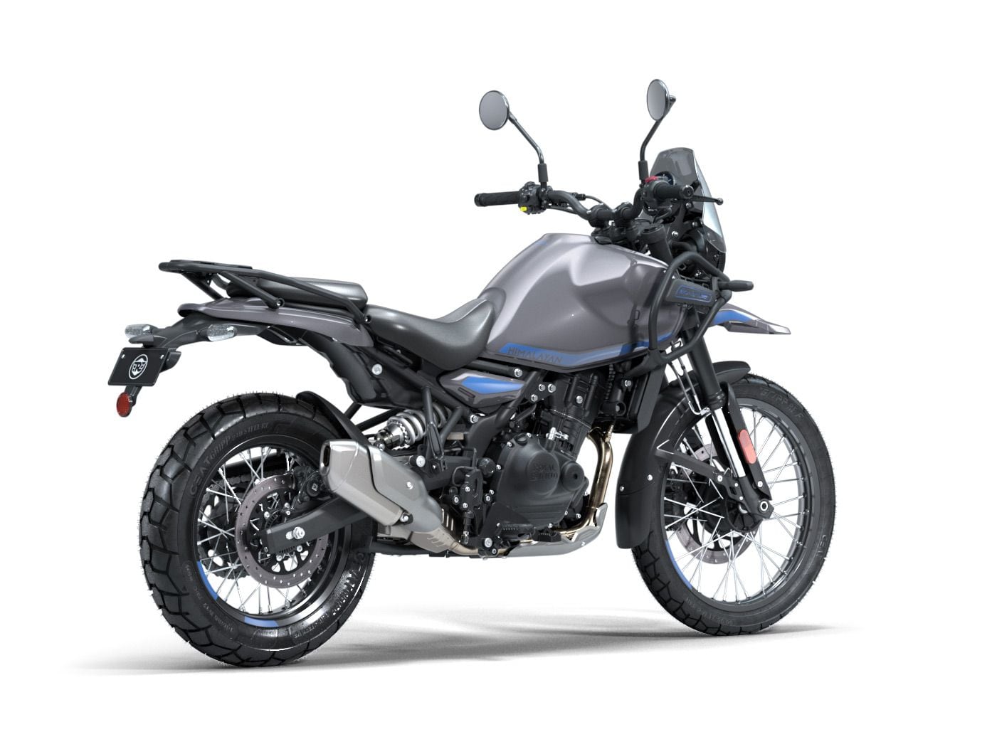 The 2024 Himalayan in Slate Poppy Blue.