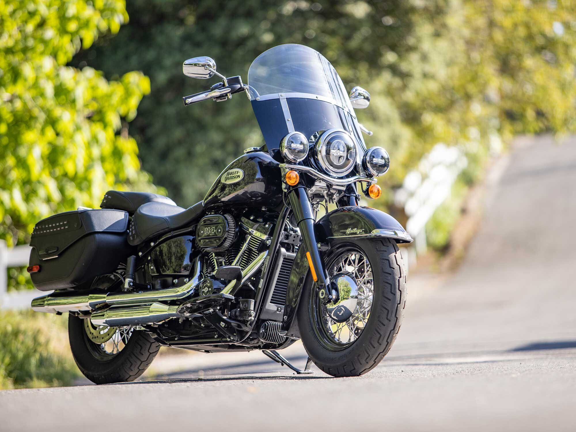 The Harley-Davidson Heritage Classic 114 is <i>Cycle World</i>’s Best Cruiser for 2021.