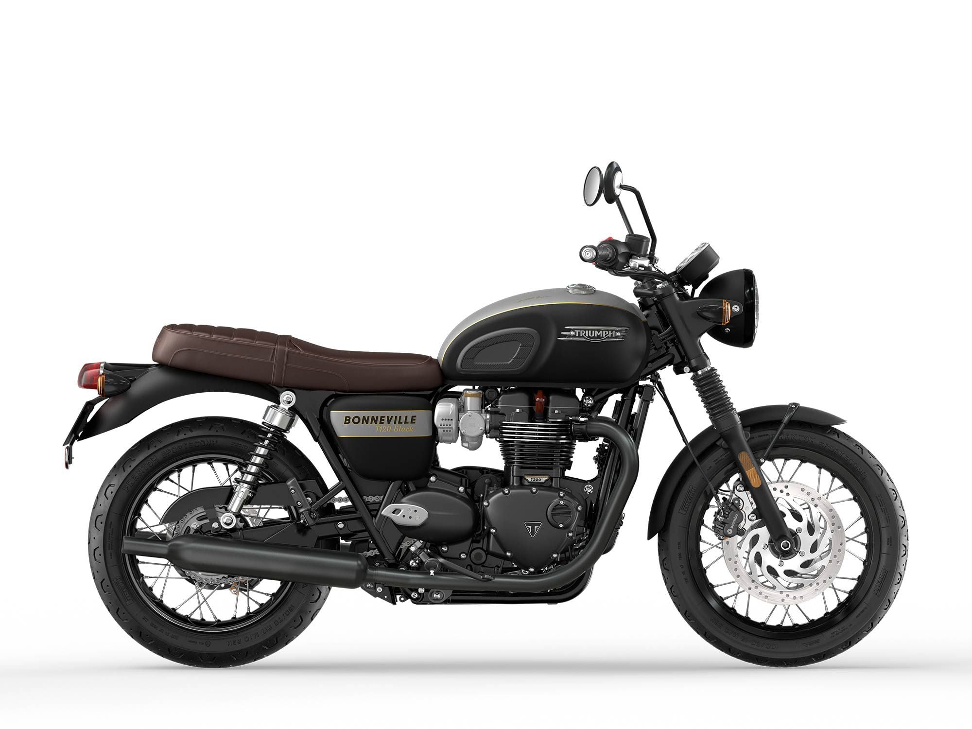 The 2022 Triumph Bonneville T120 Black Gold Line starts at $13,100.