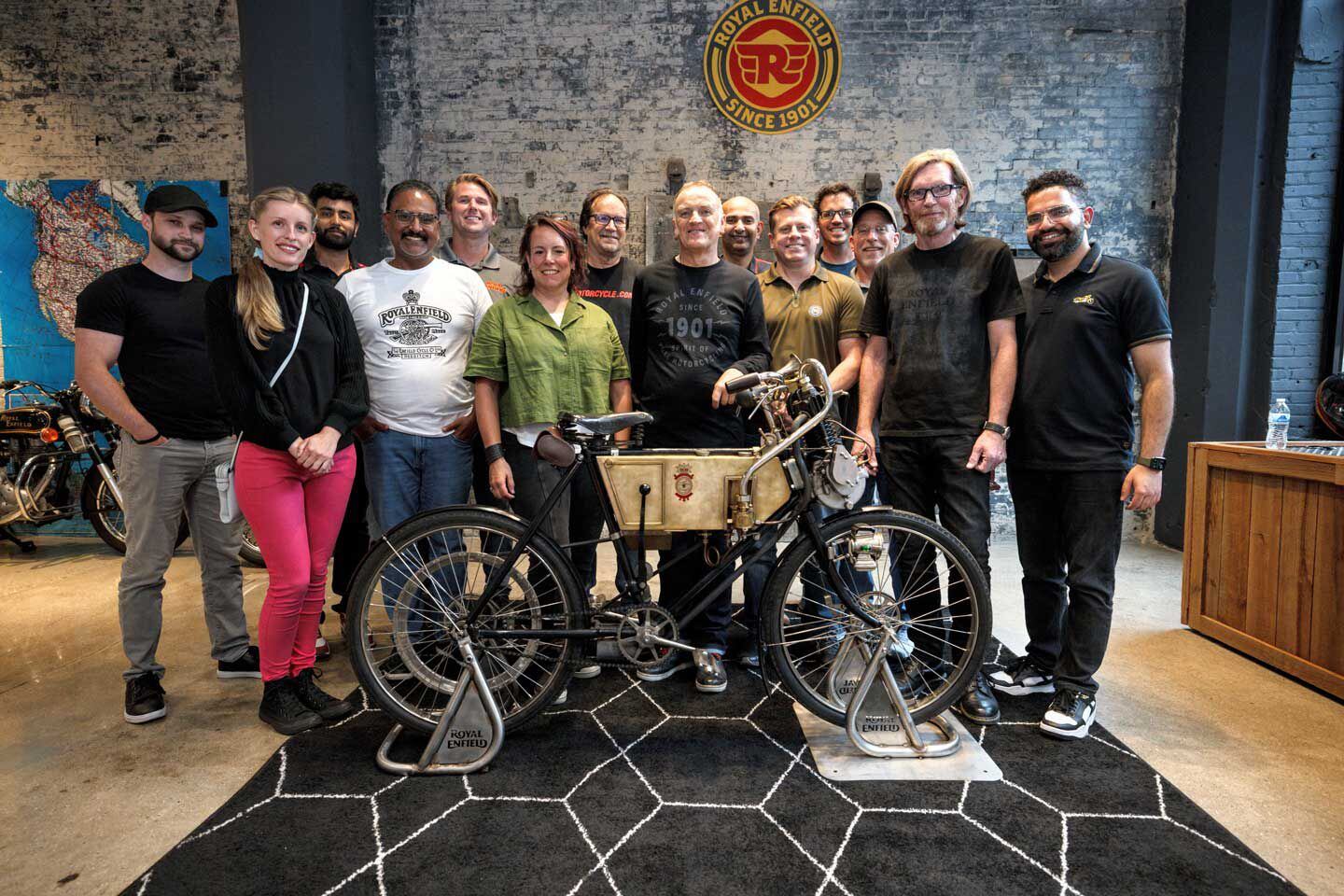 More than a village, it takes an international team of builders, engineers, and experts to recreate a 120-year-old motorcycle.