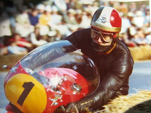 Nothing says the golden age of Grand Prix racing like pudding-bowl helmets, goggles, black leathers, and straw bales. That vintage gear is long gone, but the look in a racer’s eyes never changes.