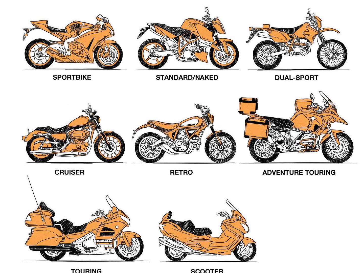Motorcycle Categories Different Types Of Motorbikes Explained