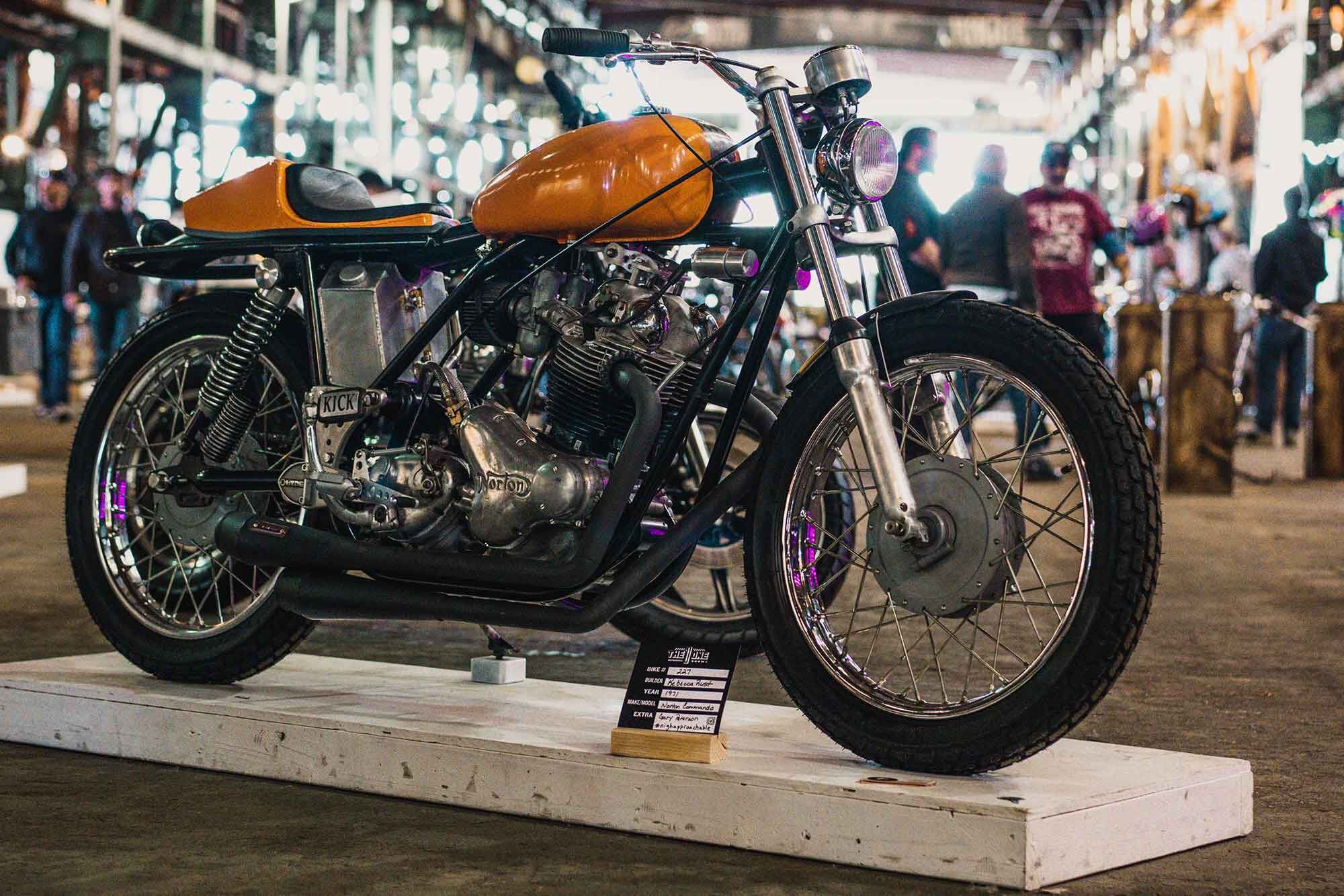 1971 Norton Commando by Rebecca Rust.