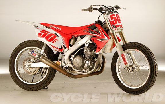 Dirt Track Racing Honda CRF450R Cycle World Project Dirt Track Racer Cycle World