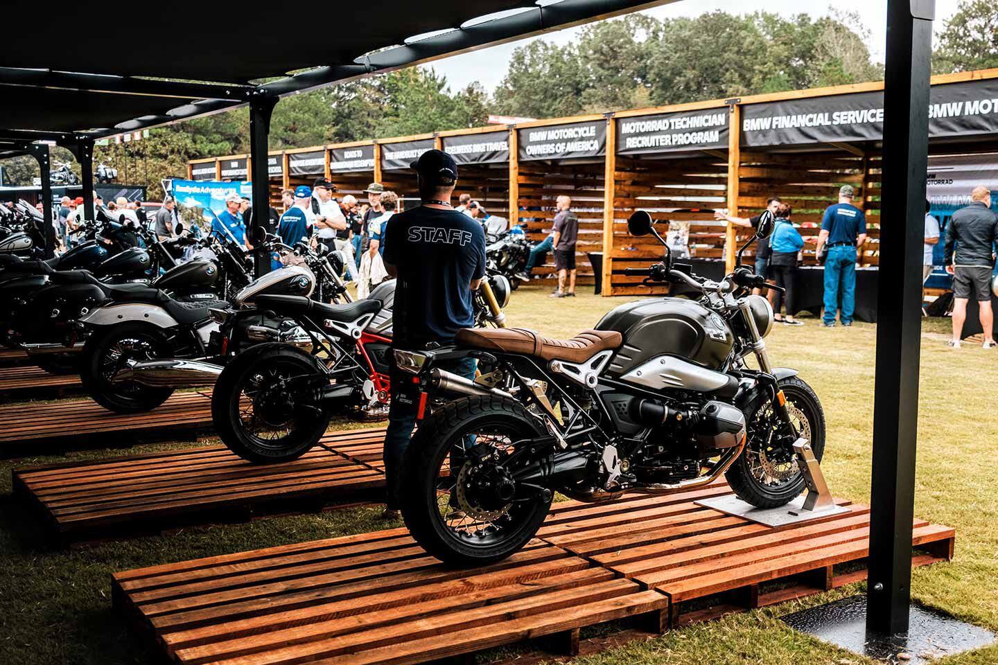 While visitors drank beer and enjoyed food, a team of hardworking staff stayed true to the Motorrad Days’ mission: touching hearts, minds, and pocketbooks.