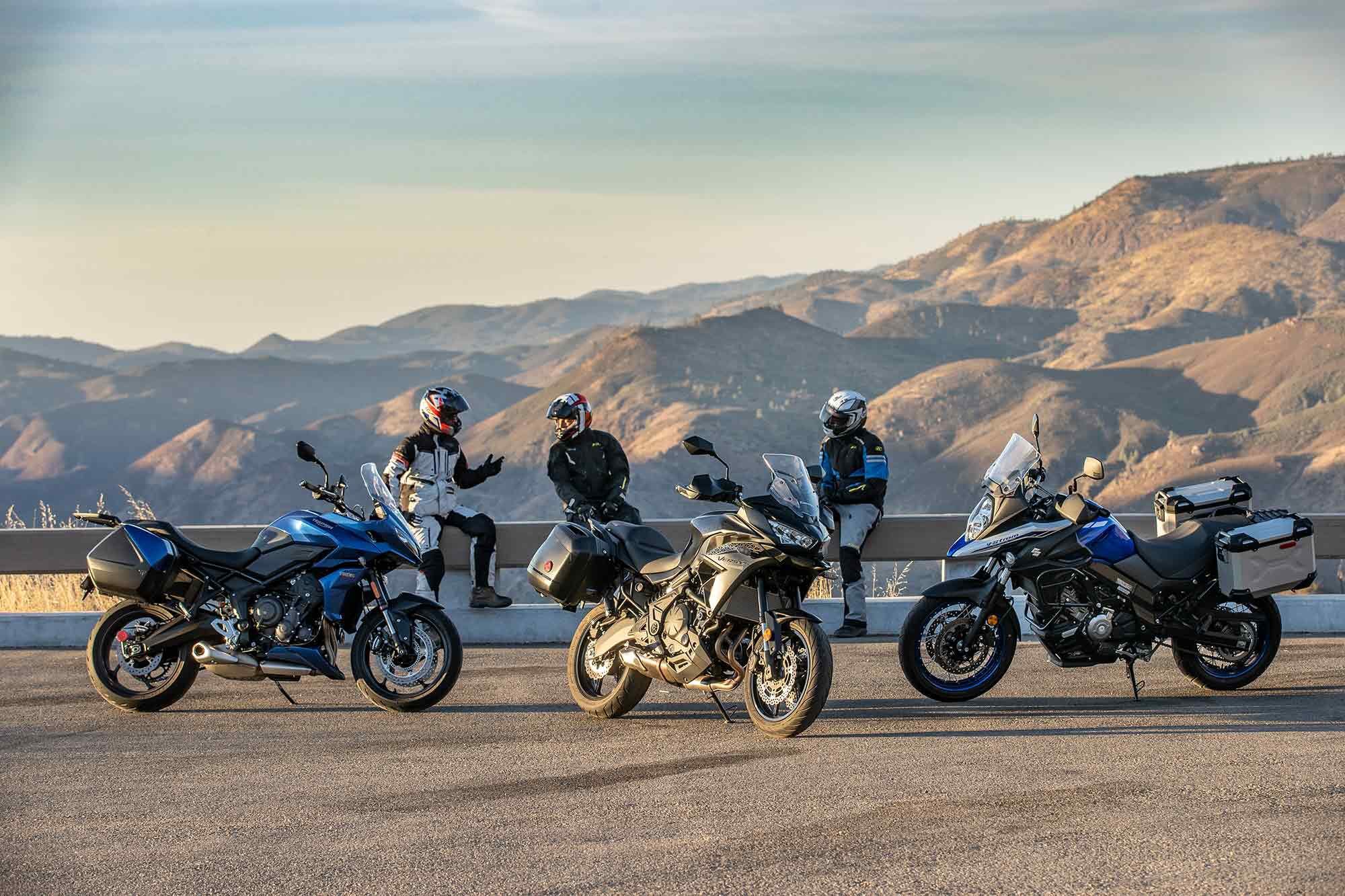 Kawasaki, Suzuki, and Triumph have all built great bikes for everything from commuting to weekend trips out of town.