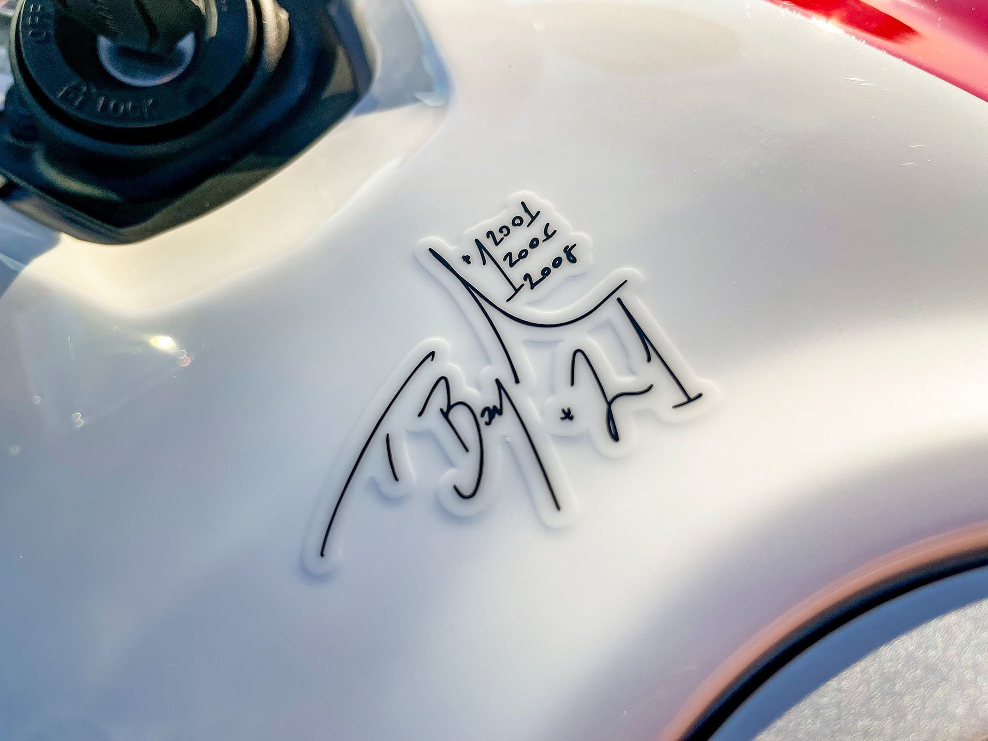 The man, the legend, Troy Bayliss won the World Superbike title for Ducati in 2001, 2006, and 2008.