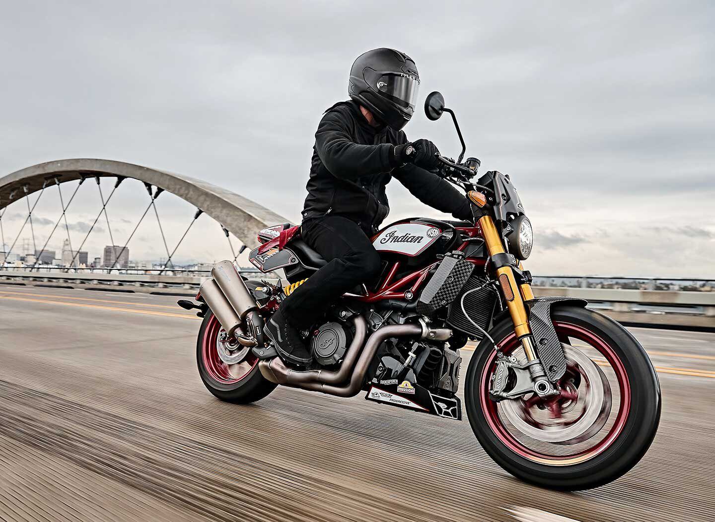 Indian’s new 2024 FTR x RSD Super Hooligan pays tribute to the brand’s 2023 SHNC series crown.