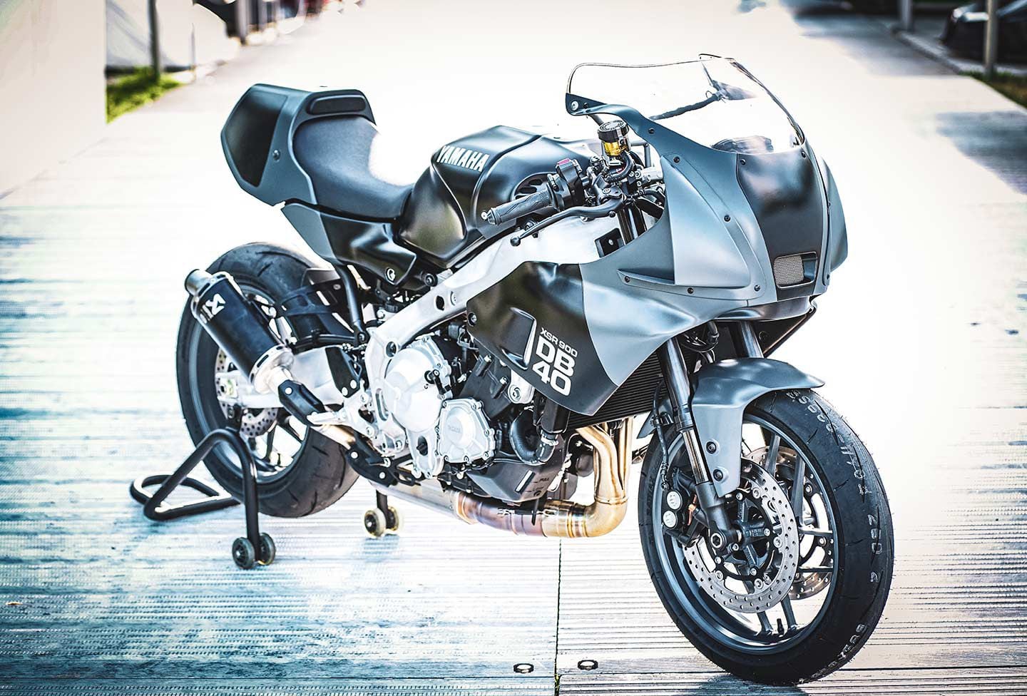 A closer look at the XSR900 DB40’s bodywork.