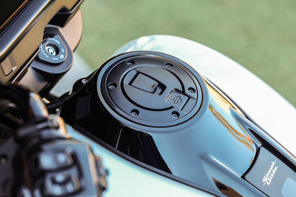 Another view of the new fuel cap.