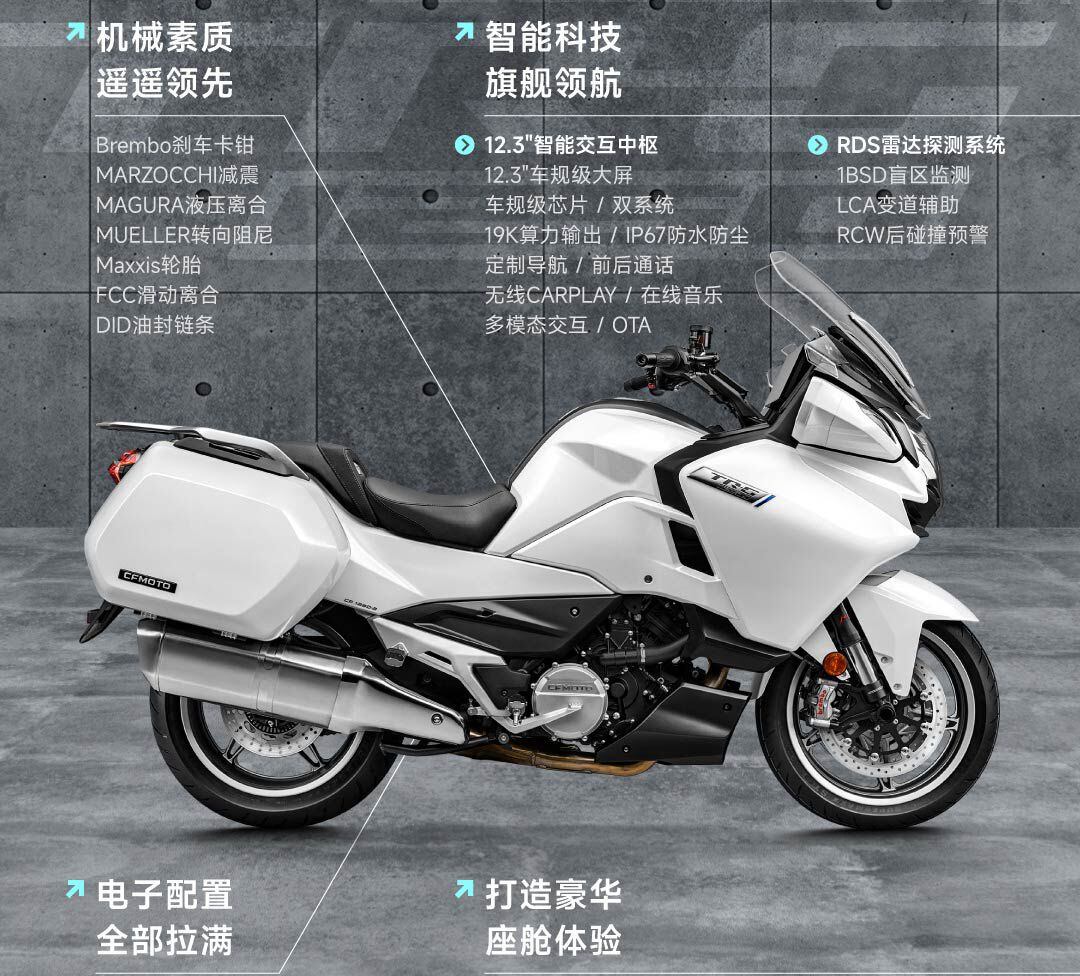 CFMoto’s 1250TR-G is one of the most expensive motorcycles available in China.