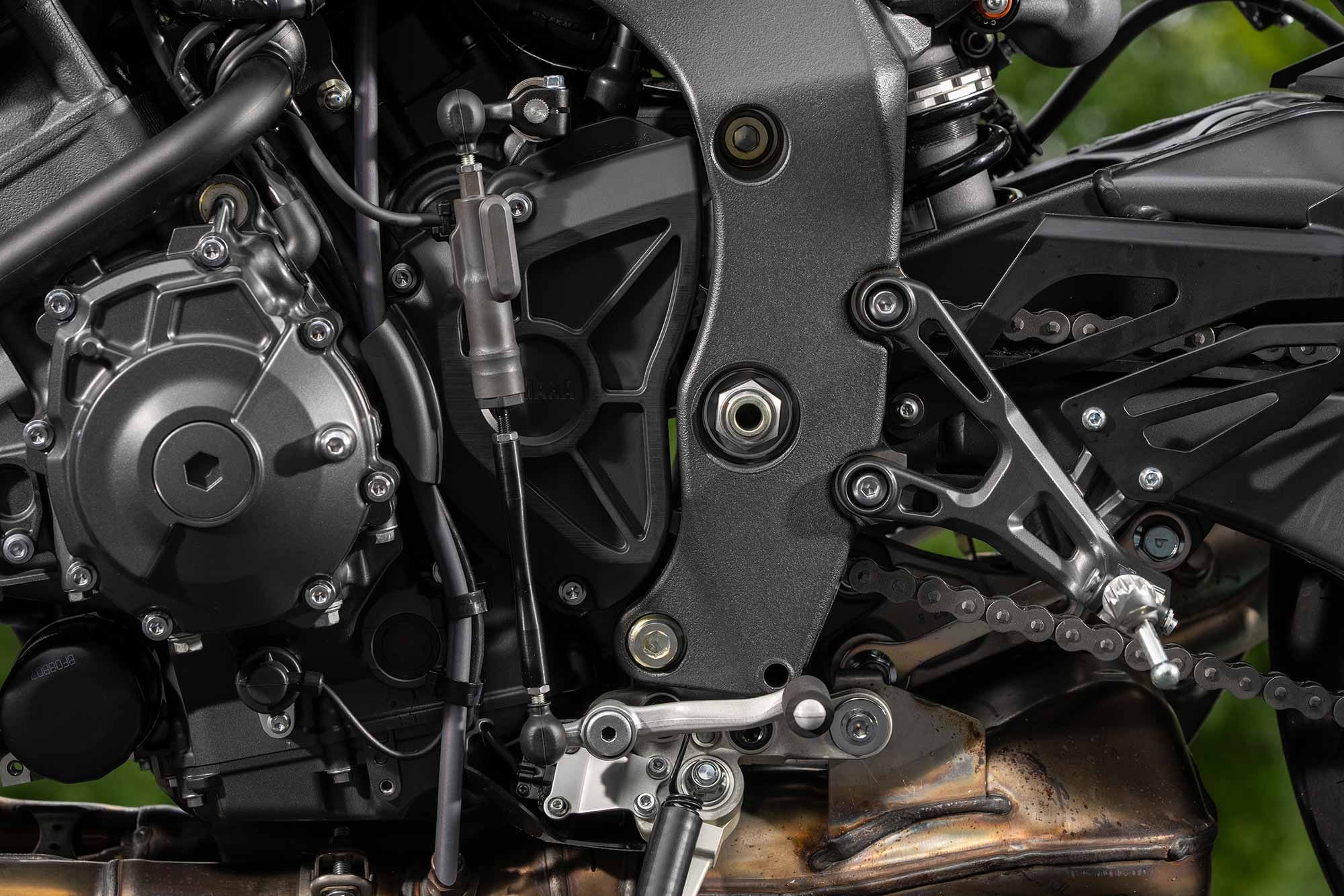 Also new is the up-and-down quickshifter, which is one of the slickest out there.