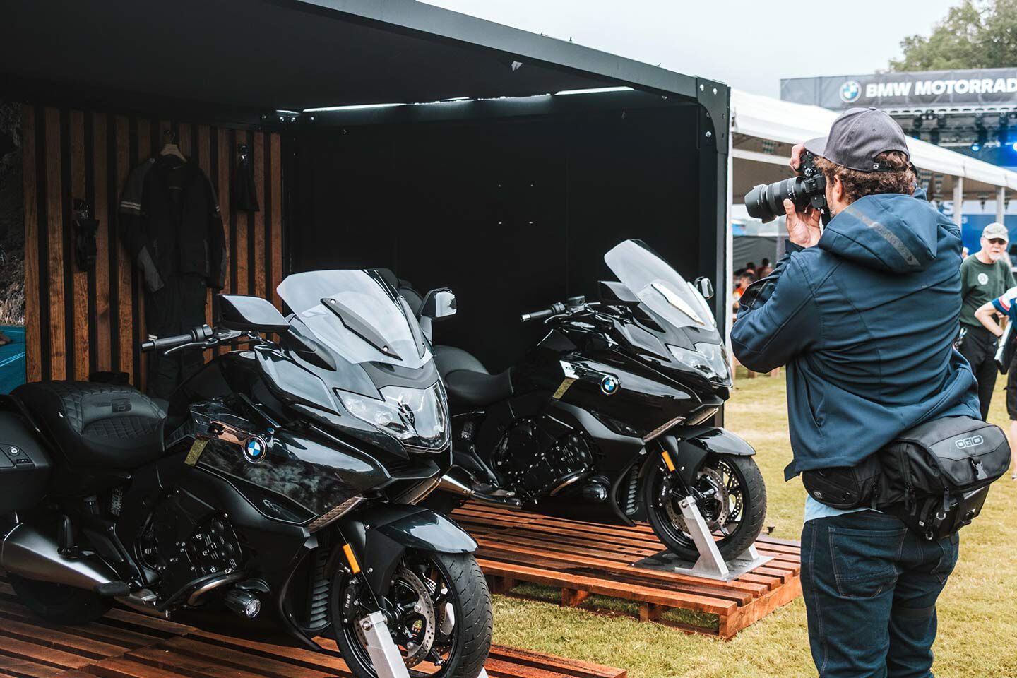 One of the hardest-working men in motorcycle journalism, Adam Waheed shoots content for sister publication <i>Motorcyclist</i>.