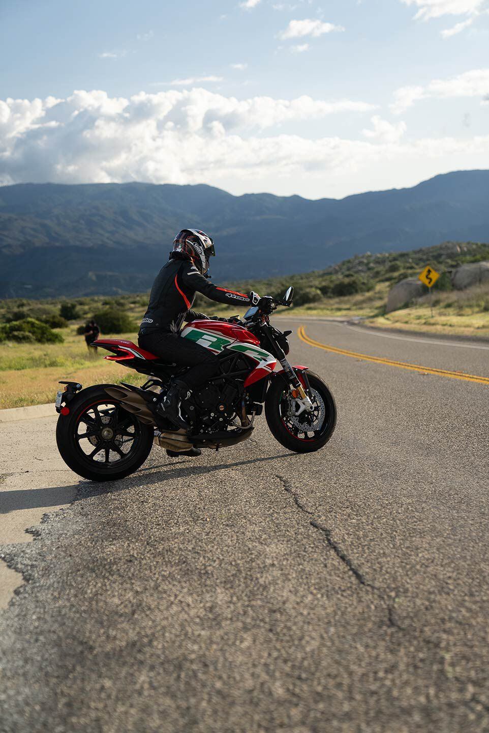 The Dragster is a surprisingly nimble and easy-to-maneuver motorcycle.