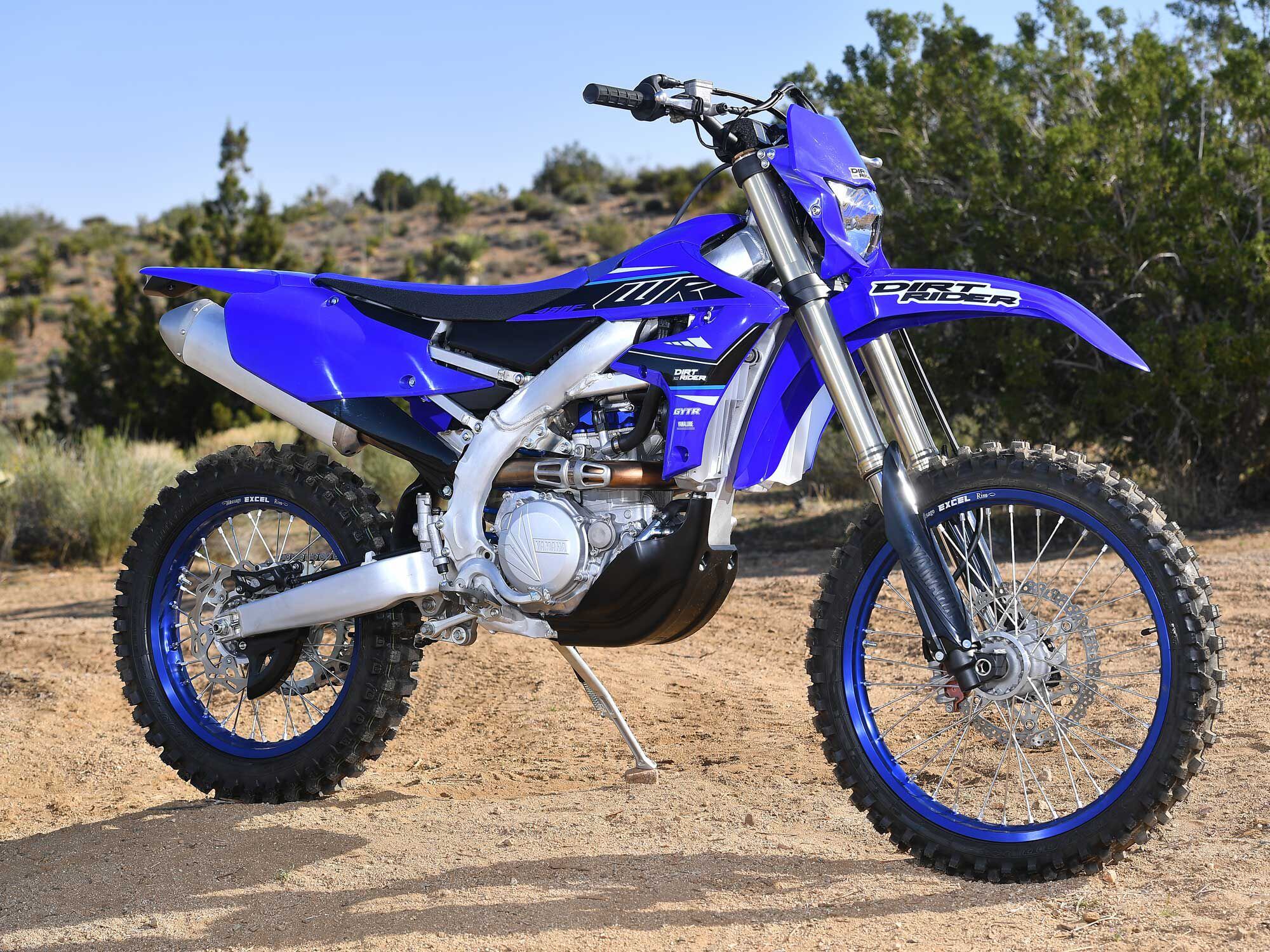 The Yamaha WR450F is <i>Cycle World</i>’s Best Enduro/Dual Sport for 2021.