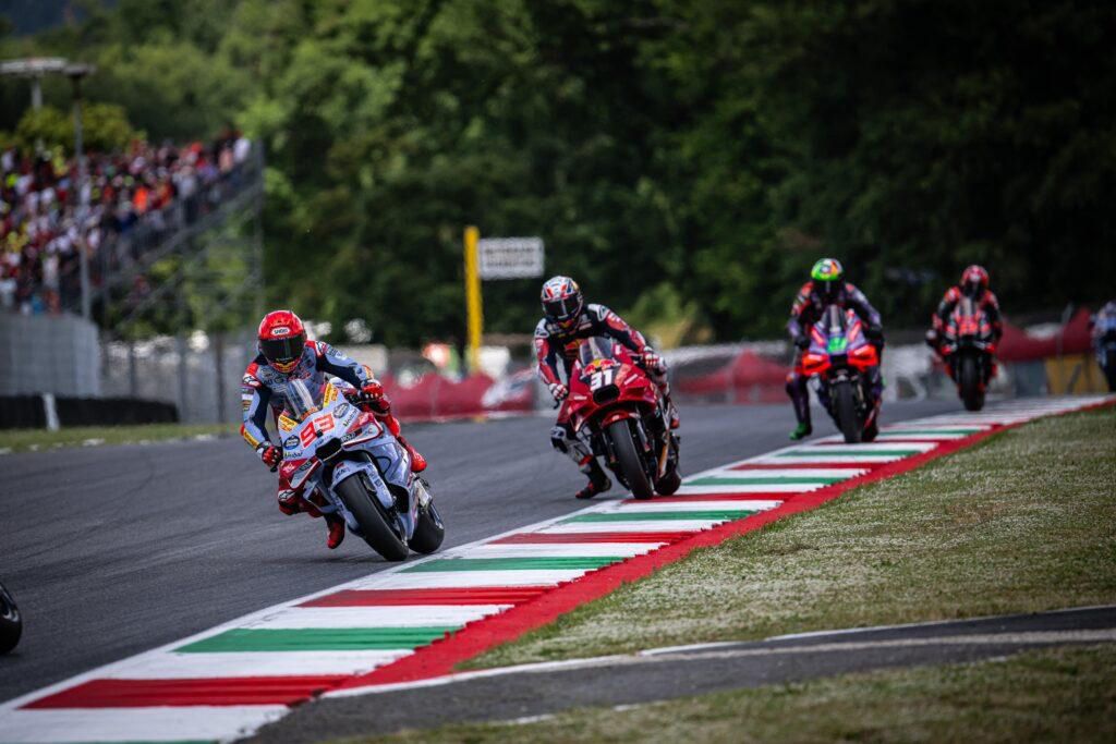 Marc Márquez says his advantage is in corner entry.