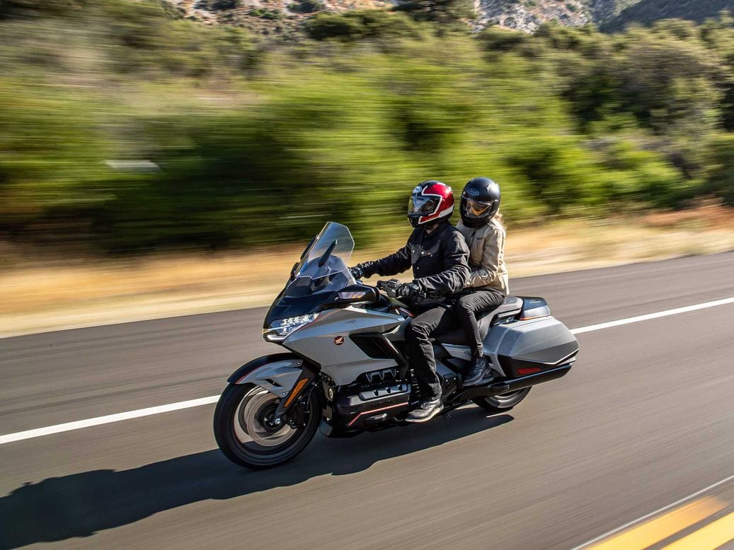 On the Gold Wing, the new design could help out during emergency situations as well as serving as a power steering system.