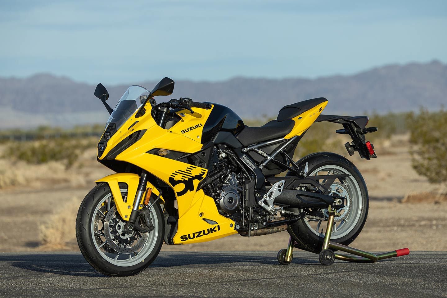 2024 Suzuki GSX-8R left-side view.