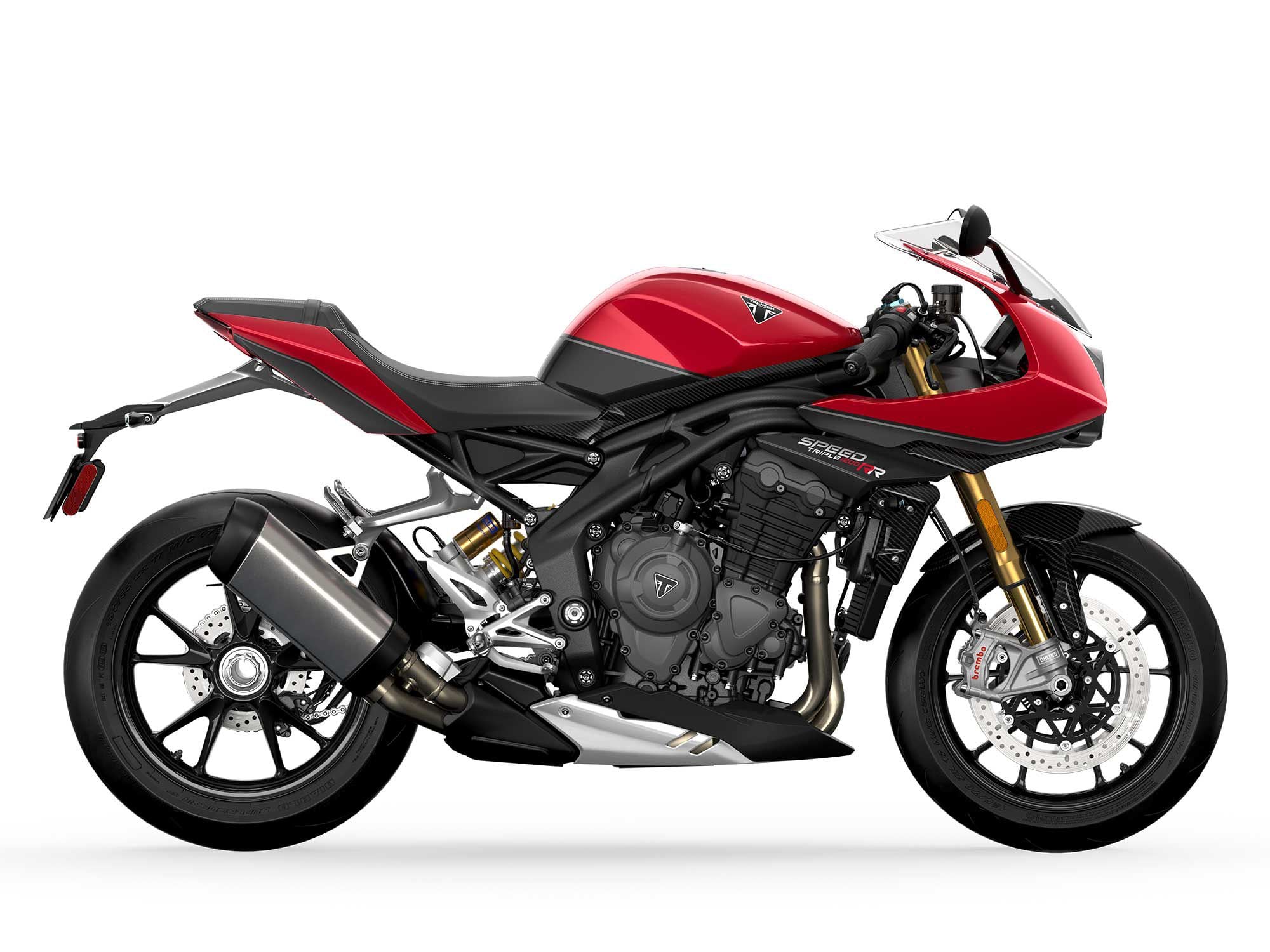 The Speed Triple 1200 RR is not a full-on superbike, but rather a sportbike you can live with longer than a trackday session at a time.
