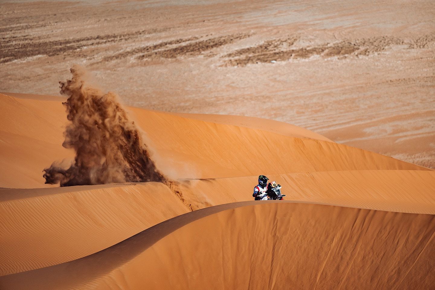 Ross Branch is the lone Hero Motorsports rider after Stage 6, sitting second overall.