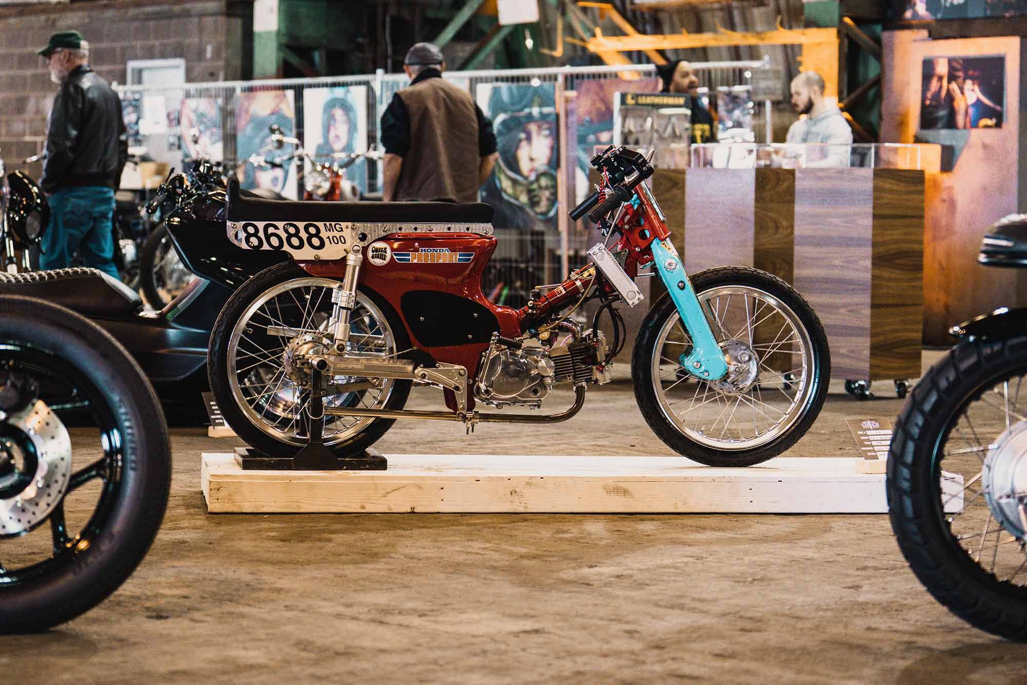 Cory Burkhart’s race-ready 1981 Honda Passport.