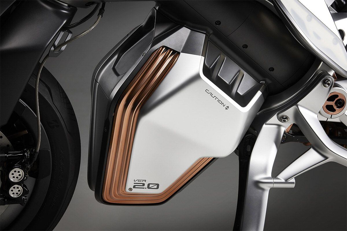 The electric-powered Motoroid2 features Yamaha’s Active Mass Center Control System for self-balancing abilities.