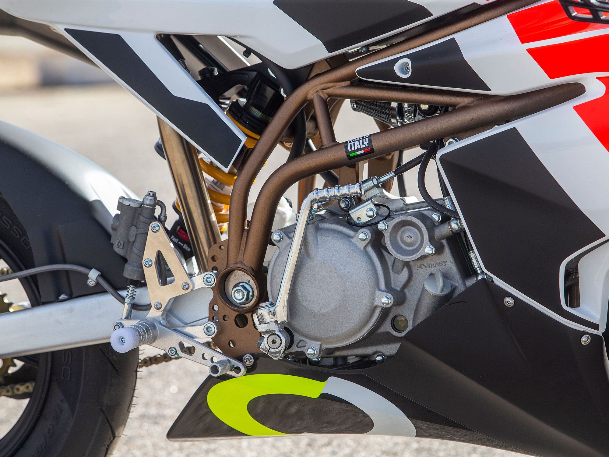 The heart of the GP-2? A 187cc air-cooled single produced by a Japanese-based manufacturer by the name of Daytona.