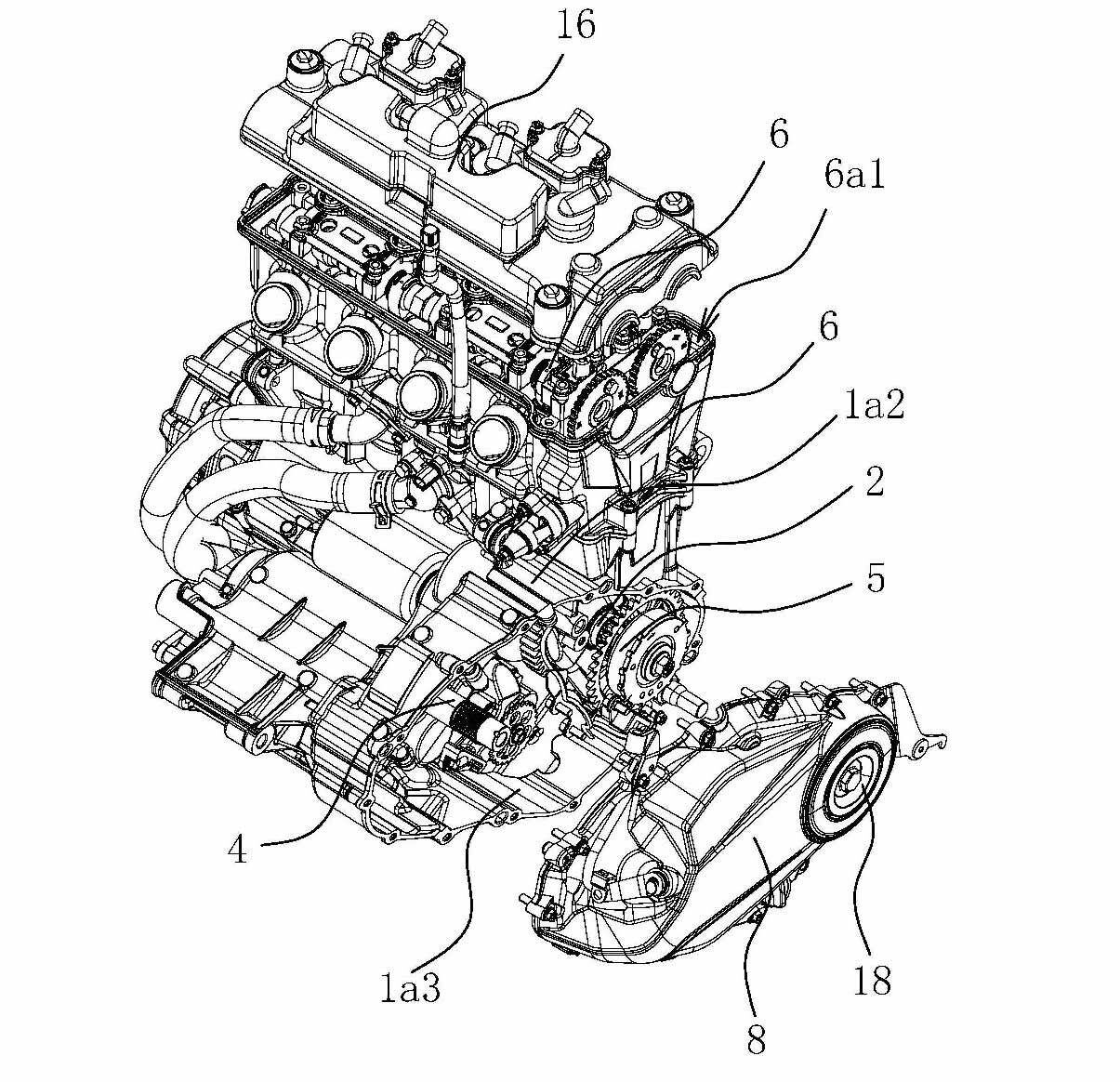 While similar in layout to Honda’s CBR650R, the QJMotors SRK 800RR engine is not a direct clone.