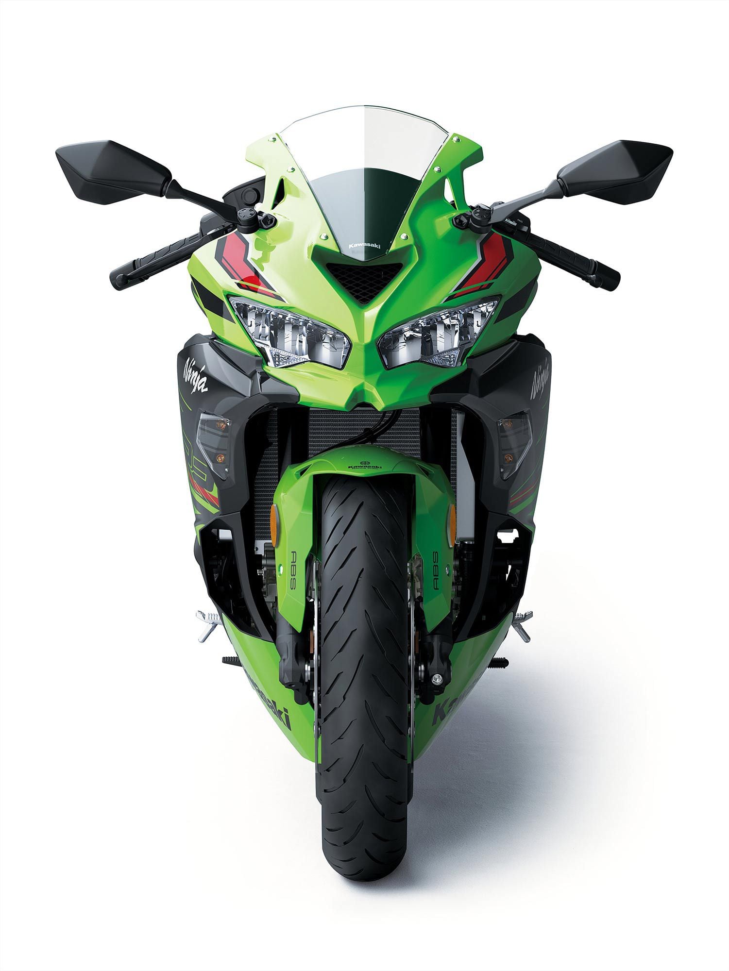 2023 Kawasaki ZX-4RR KRT Edition front view.