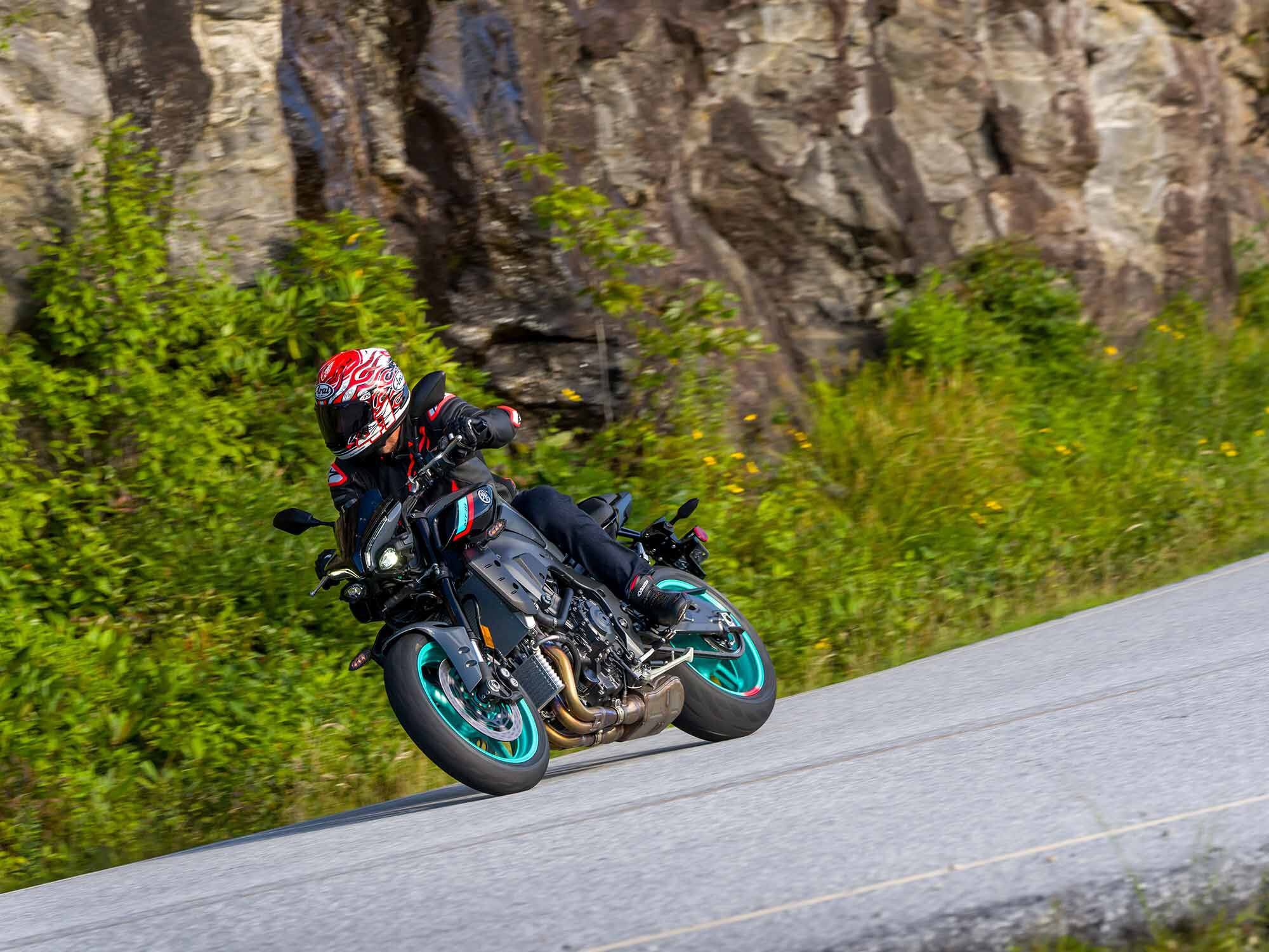 Hit the Blue Ridge Parkway at the right time, and it’s such a fun, flowing, and beautiful road.