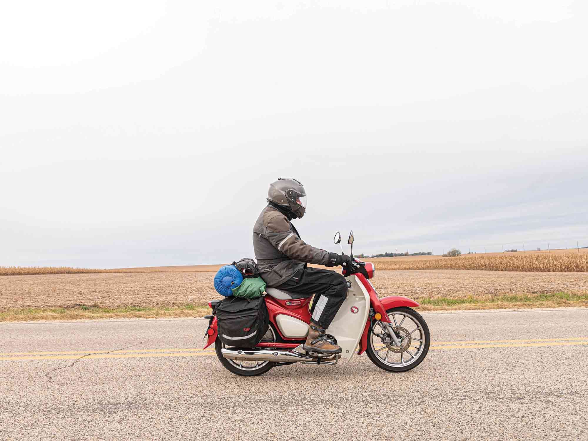 Antique reimagined: keyless ignition, fuel injection, and even more amazing mileage, with twice the power—and a four-speed with no huge gaps!