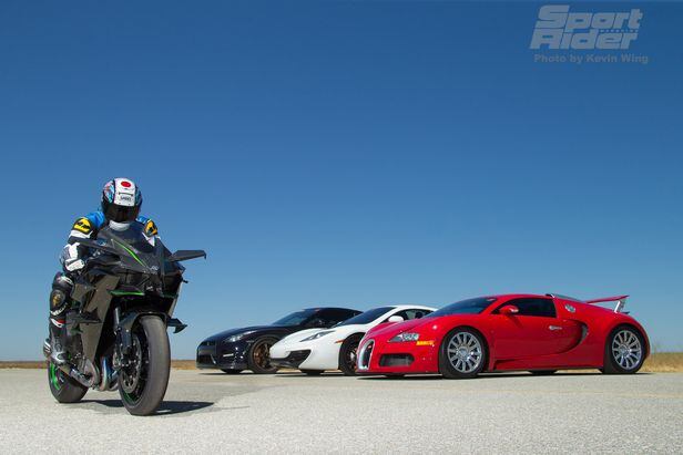Car vs. Bike Showdown Cycle World