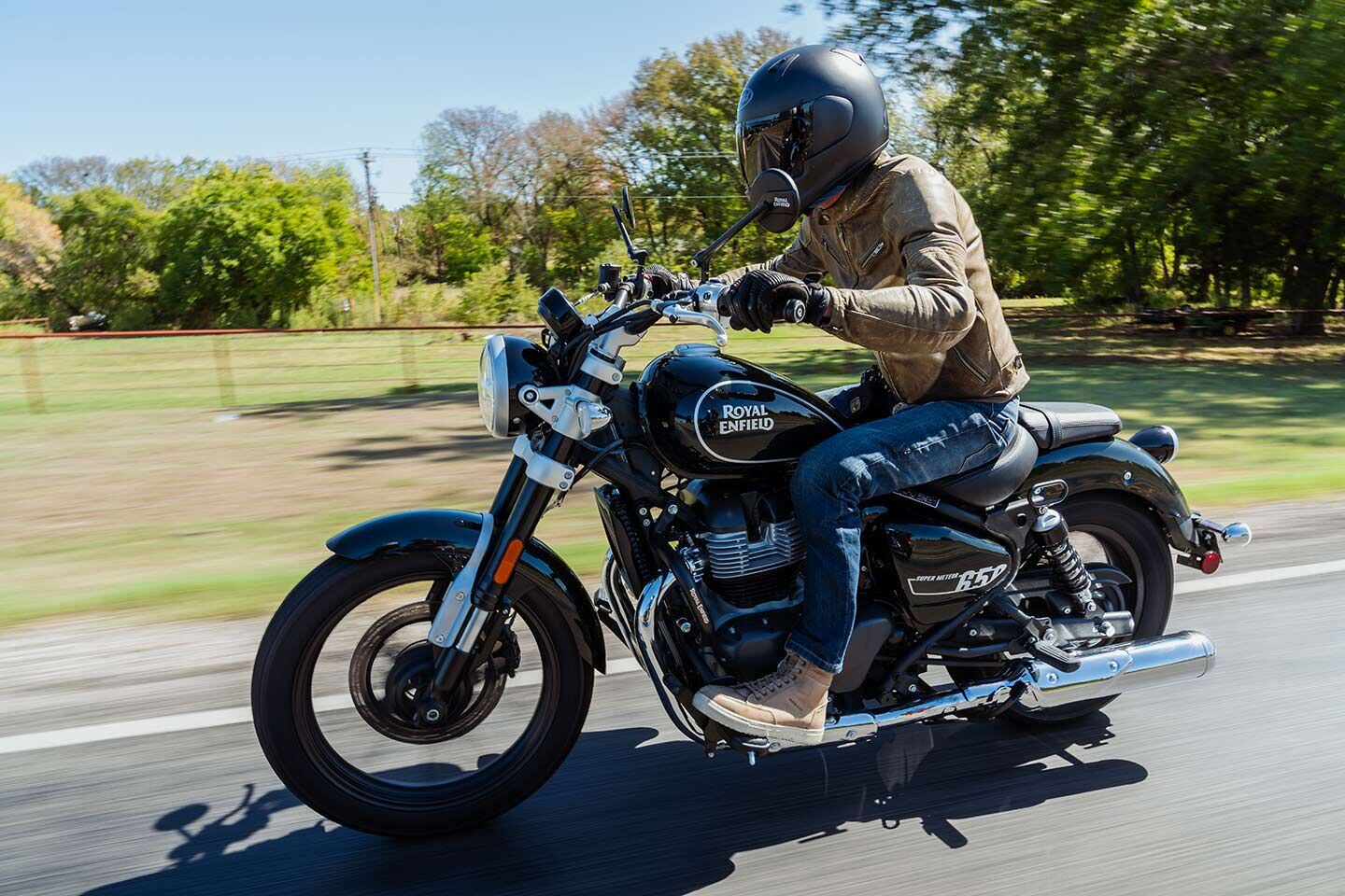 The Super Meteor 650 is Royal Enfield's flagship model.