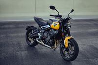 2025 Triumph Trident 660 parked on pavement