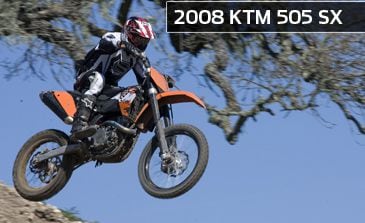 10 Top Motocrossers: 2008 KTM 505 SX | Cycle World