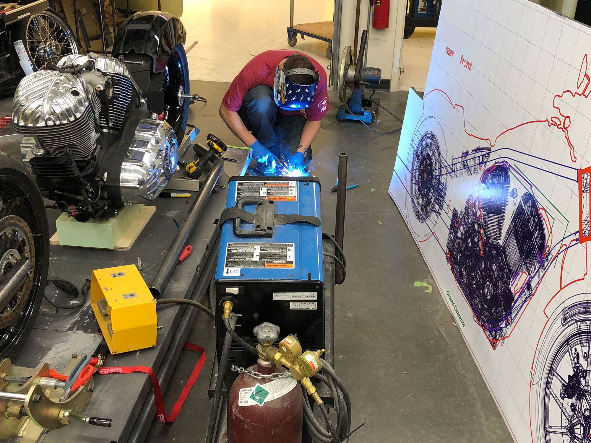 Working with real parts in 3-D keeps a tight connection between the designer and the design.