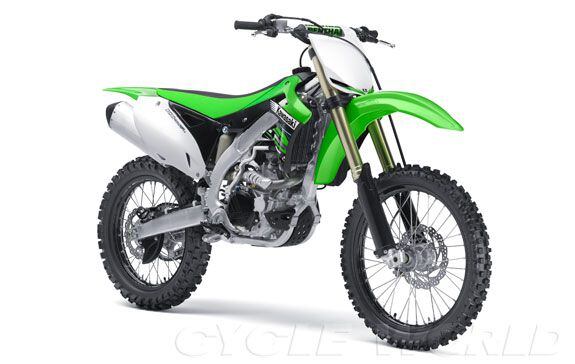 Kawasaki KX450F and KX250F Motocross Bikes Improved for 2012