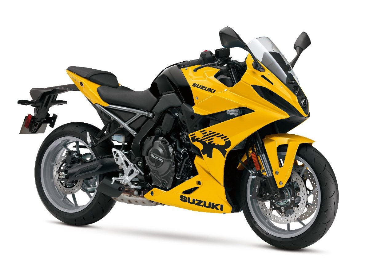 New for 2024, the Suzuki GSX-8R sportbike brings its spirited performance and fresh styling to Suzuki demo rides this year, starting with Daytona Bike Week.