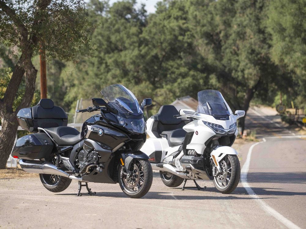 2018 Honda Gold Wing Tour vs. BMW K1600B Grand America Cycle World