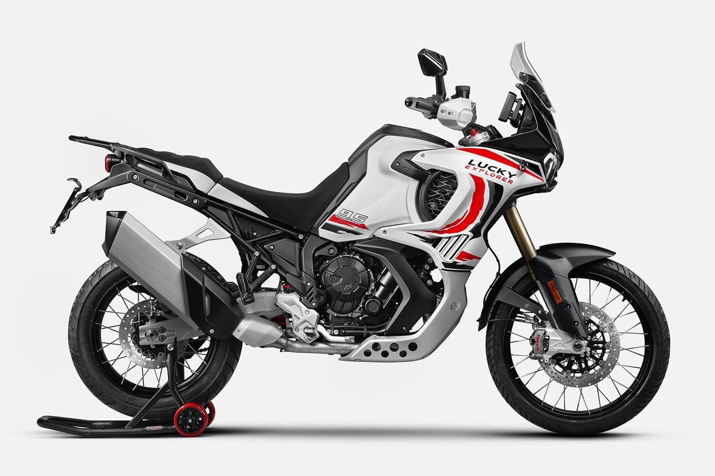A new Lucky Explorer 9.5 will be powered by a new 931cc triple.