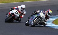 Nick Barber on TZ750