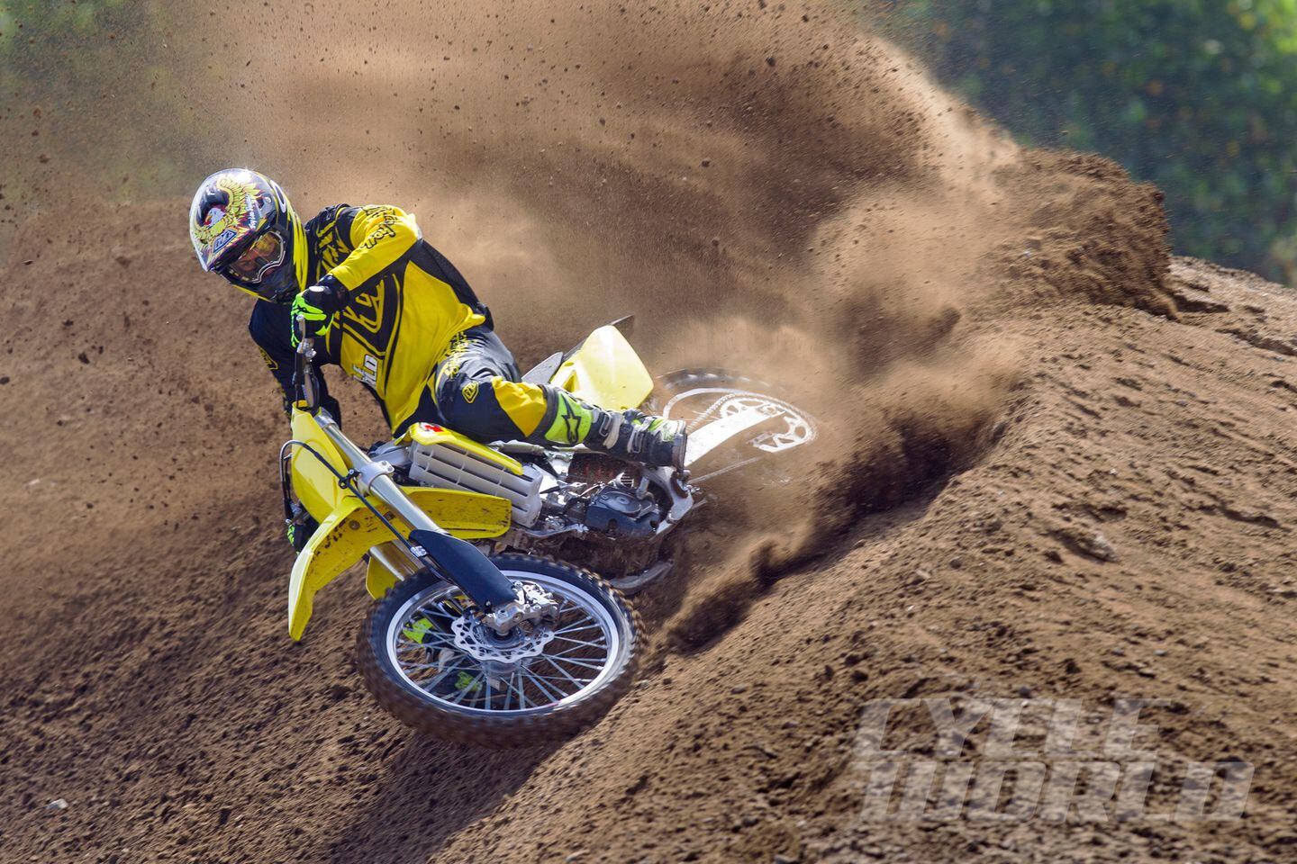 2016 Suzuki RM-Z450 Motocross Bike FIRST RIDE Review, Specs
