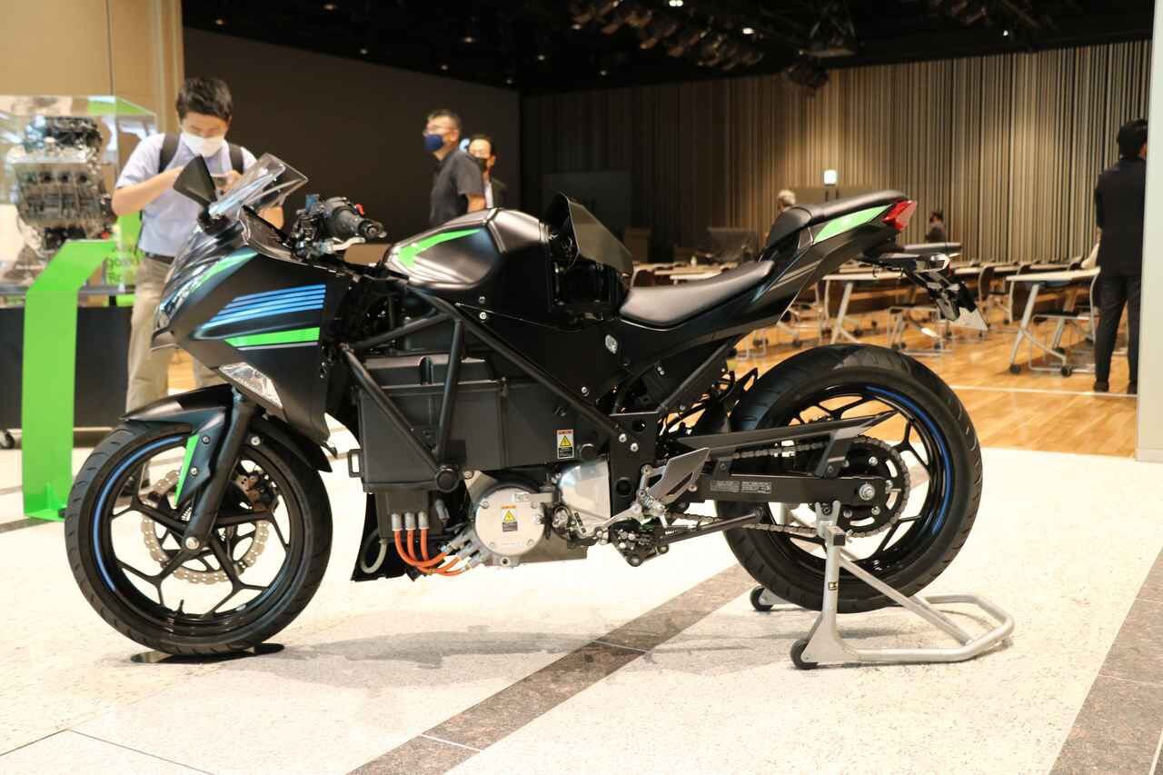 Kawasaki says it will have more than 10 electric or hybrid bikes in its portfolio by 2025, but will still offer conventional gas-powered machines as well.