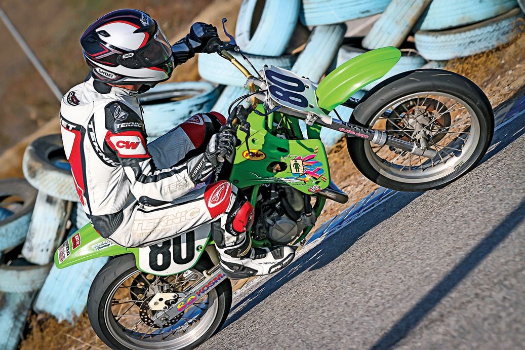 KX80　レーサー Fully restored 1987 KX80. #kx80 #kawasaki #motocross #kawasakikx80