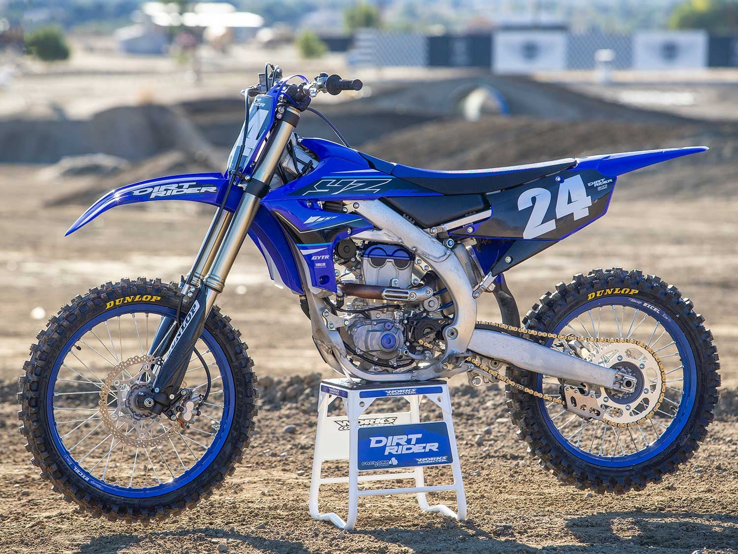 At 235 pounds the YZ250F hits in the middle of the spectrum of the five bikes in terms of wet weight.