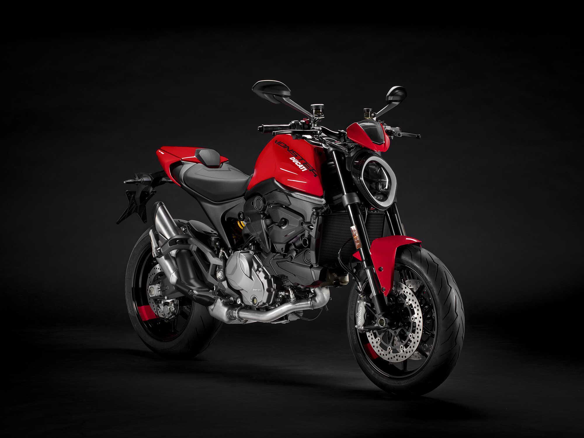 The 2021 Ducati Monster Plus.