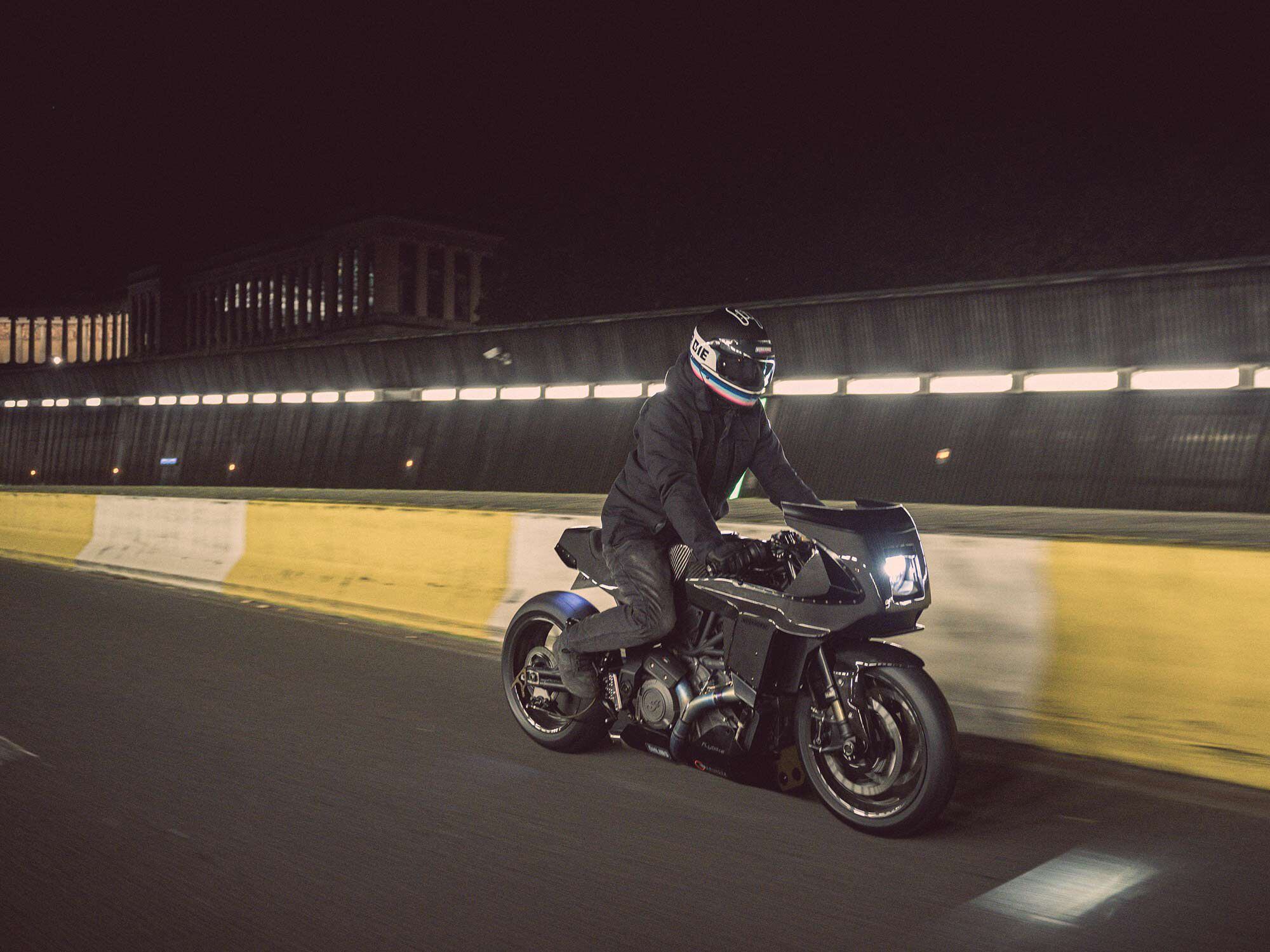 This Black Swan loves to come out at night.