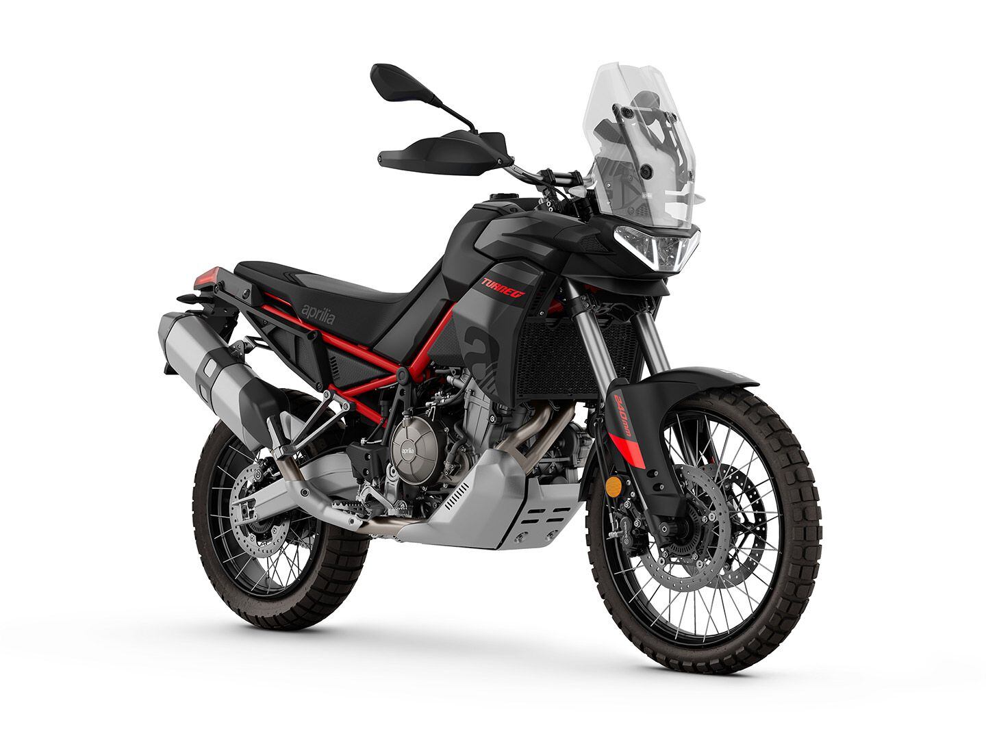 2024 Aprilia Tuareg 660 in Atreides Black.