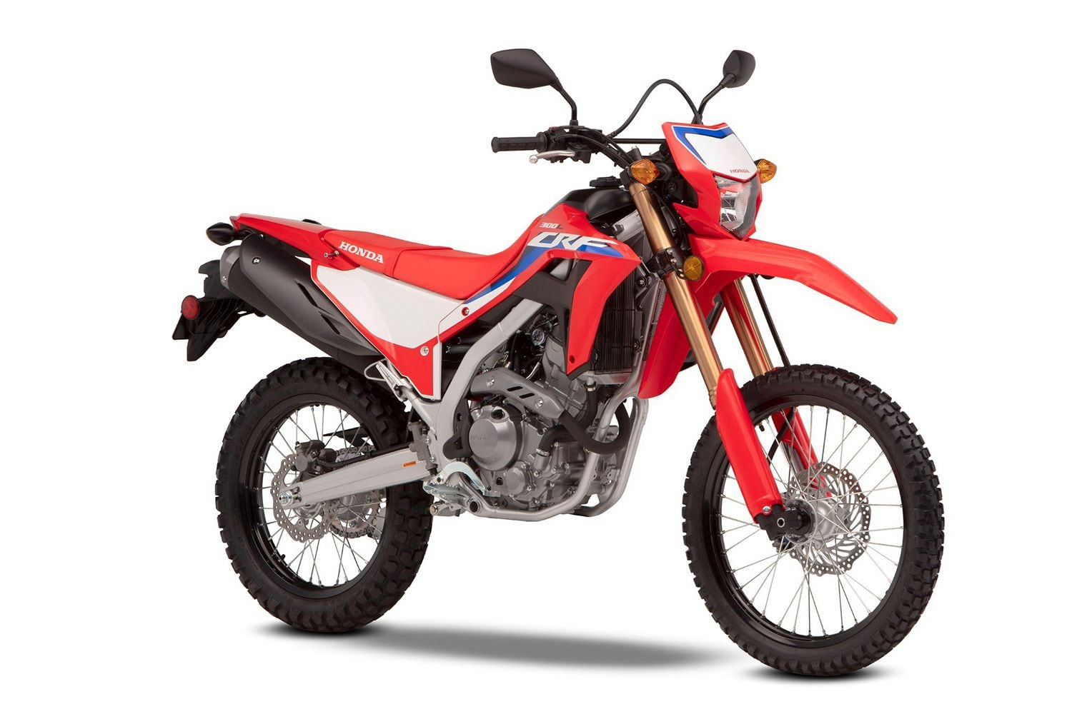 The 2021 Honda CRF300L is Euro 5 compliant.